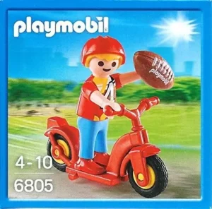 Boy with scooter