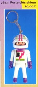 Skier Keychain