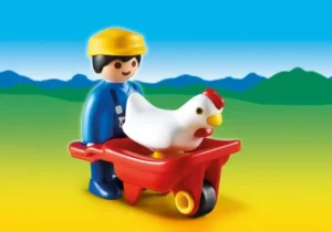Farmer with Wheelbarrow