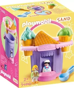 Sand bucket “ice cream stand”