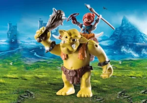 Giant Troll with Dwarf Backpack