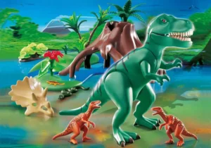 T-Rex with Velociraptors