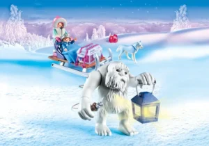 Crystal Sled and Yeti
