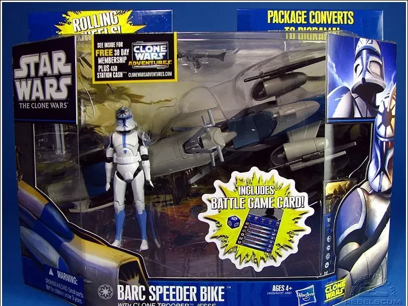 BARC Speeder Bike With Clone Trooper Jesse