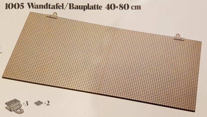 Wallboard/baseplate 40x80cm