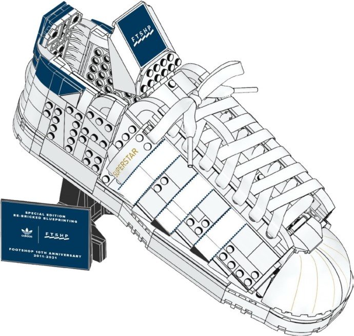 Adidas Originals Superstar X Footshop ‘Blueprinting’