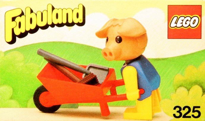 Percy Pig with his Barrow