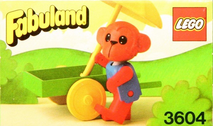 Mark Monkey with his Fruit Stall