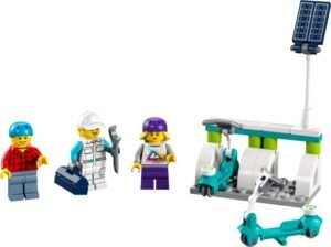 Electric Scooters & Charging Dock