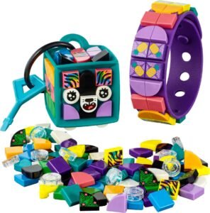 Neon Tiger Bracelet & Bag Tag