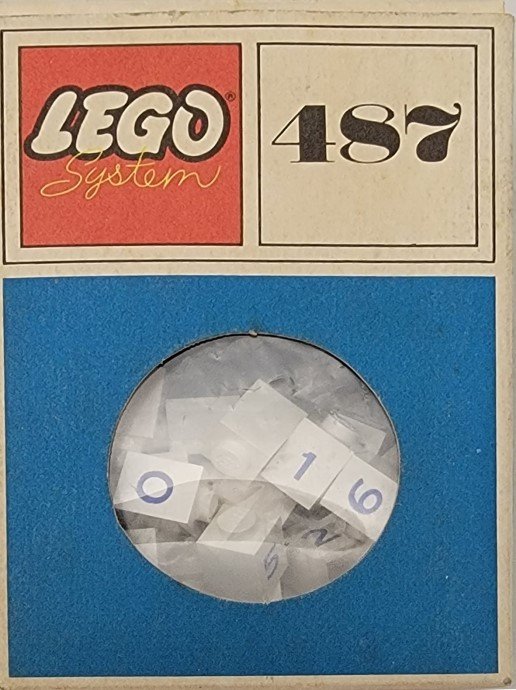 1 x 1 Bricks with Numbers (System)