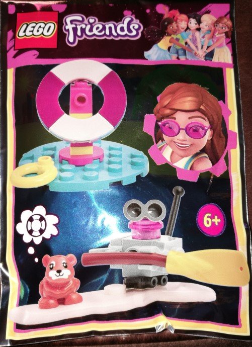 Robot on paddleboard