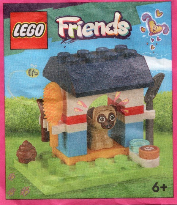 Pug with Doghouse