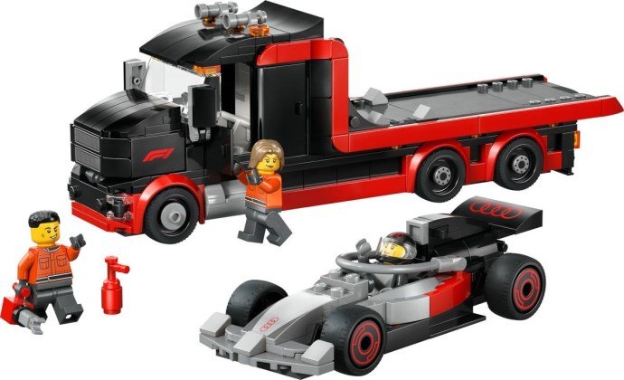 F1 Display Truck with Audi F1 Race Car