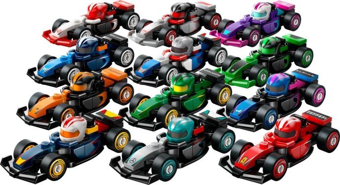LEGO Collectables – F1 Race Cars – Complete