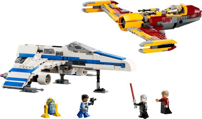 New Republic E-wing vs. Shin Hati’s Starfighter