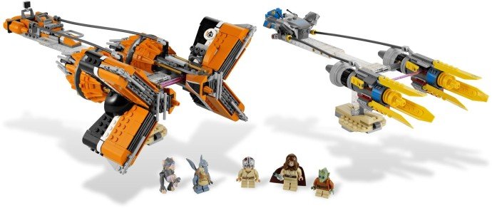 Anakin Skywalker and Sebulba’s Podracers