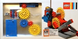 Gears. Motor and Bricks