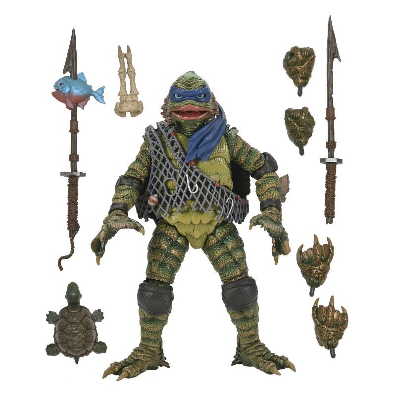 Leonardo as The Creature from the Black Lagoon