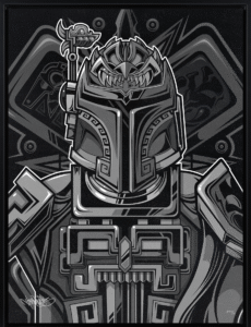 Boba Fett (Silver Canvas Variant)