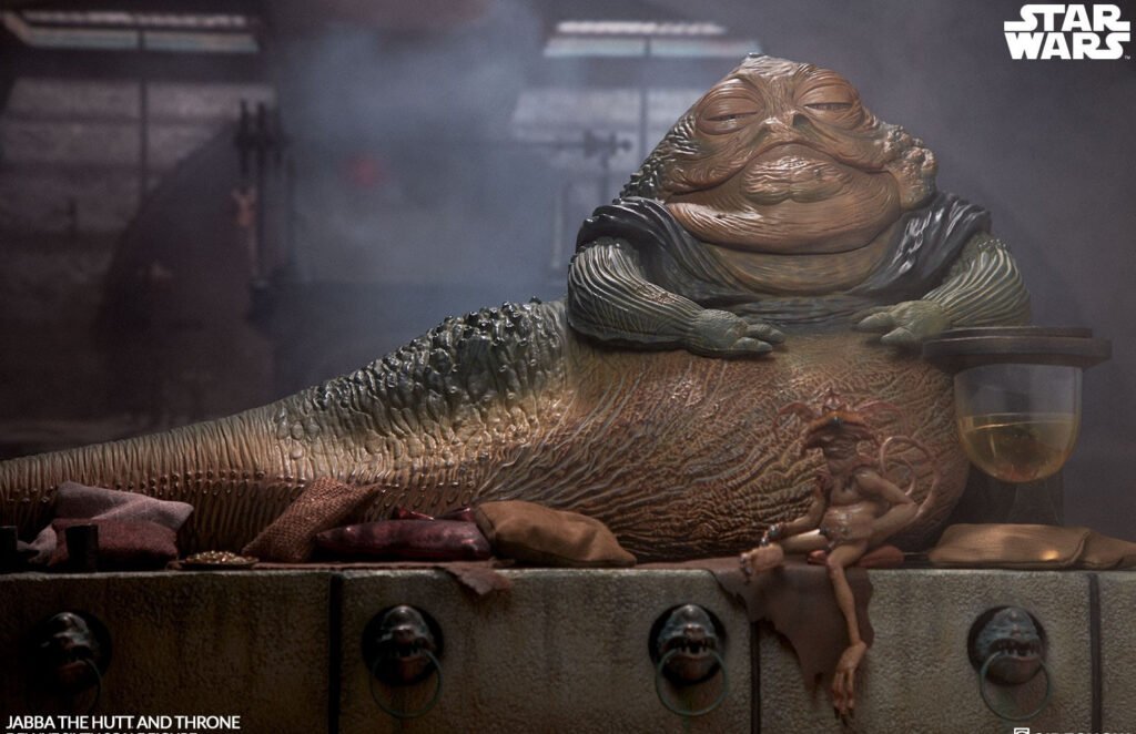 Jabba The Hutt And Throne Deluxe