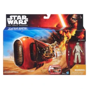 Rey’s Speeder + Rey (Jakku)