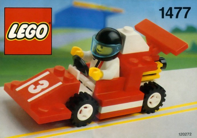 Red Race Car Number 3
