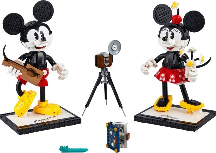 Mickey Mouse and Minnie Mouse Buildable Characters