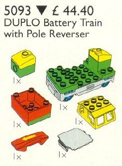 Duplo Battery Train with Polarity Switch