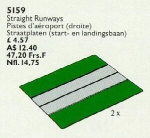 Two Straight Airport Runways