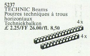 8 Technic Beams Black