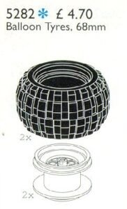 Balloon Tyres 68.8 mm