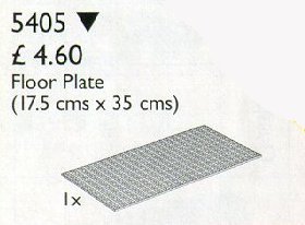 LEGO Scala Floor Plate 17.5 x 35 cm