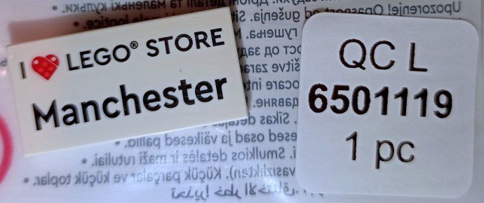 I Heart LEGO Store Manchester Tile