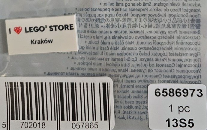 I Heart LEGO Store Krakow Tile