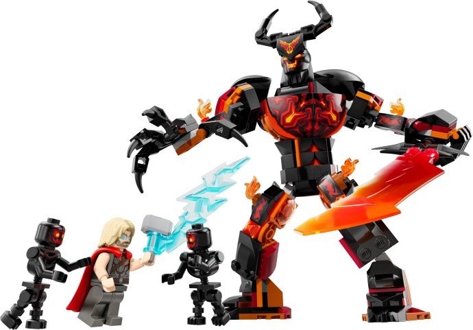 Thor vs. Surtur Construction Figure