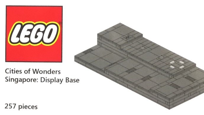 Cities of Wonders – Singapore: Display stand