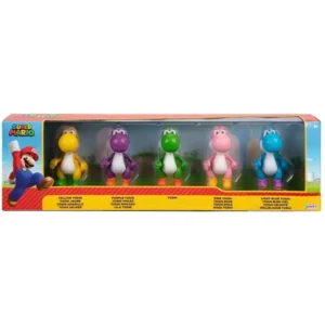 Yoshi Family Pack (Yellow, Purple, Green, Pink, Blue)